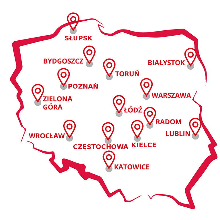 lokalizacje kursów Akademia trenerów sportu
